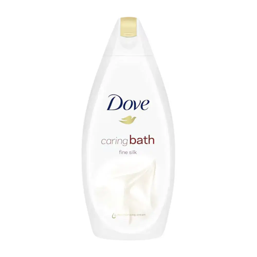 شامپو بدن کرمی داو مدل Caring Bath Fine Silk